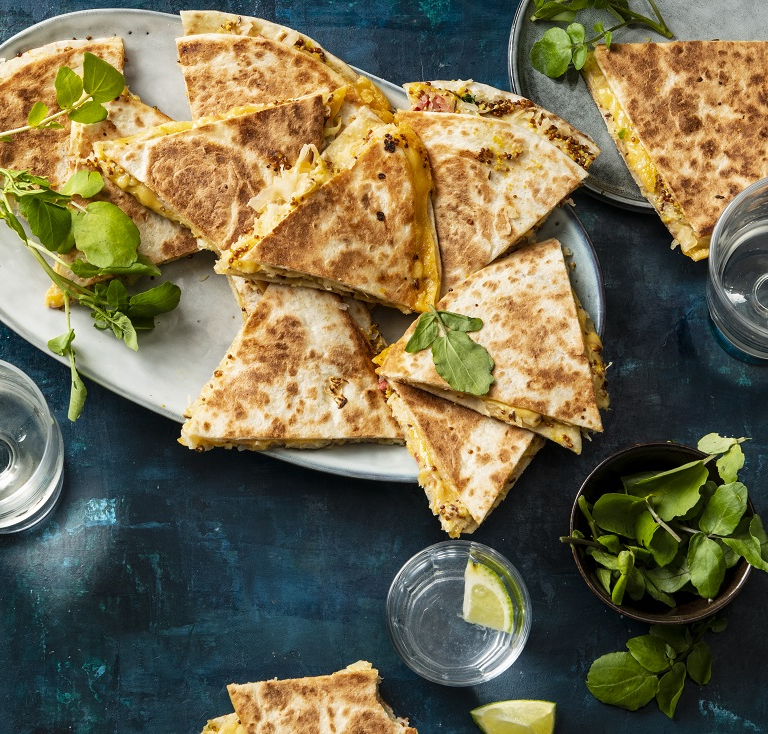 Privat: Herfstige quesadilla’s met Beemster kaas & zuurkool