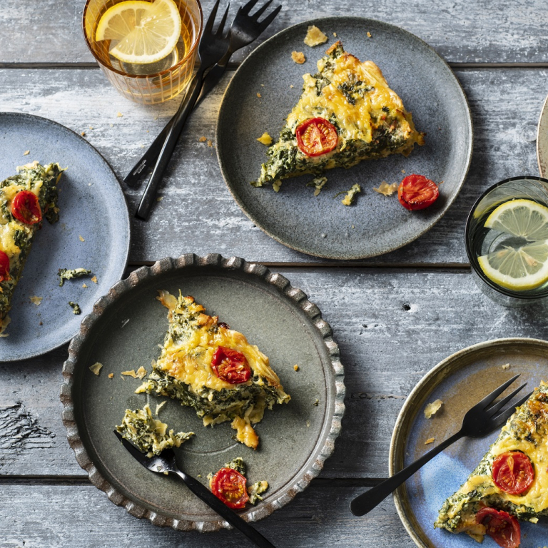 Privat: Quiche met spinazie en lekker veel Beemster Oud