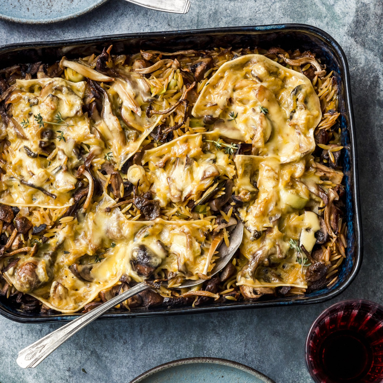 orzo uit de oven met beemster kaas