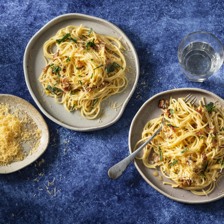 Steenkolen spaghetti met Beemster Extra Oud