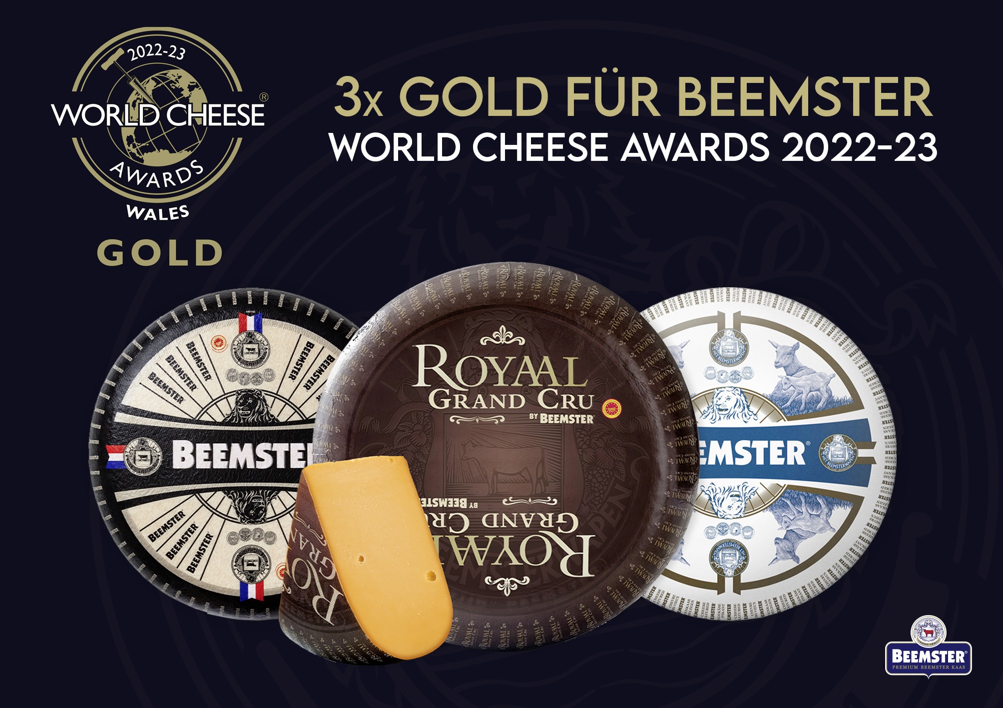 3 x gold bei den world cheese awards