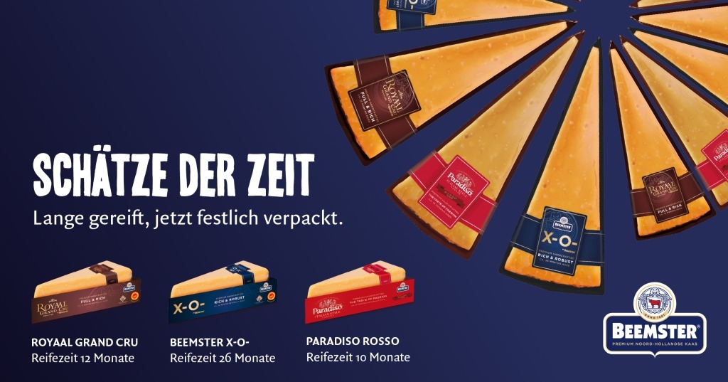 Beemster Premium Sorten im Schiffchen